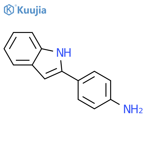 4-(1H-Indol-2-yl)aniline structure