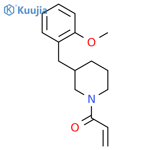 1-{3-(2-methoxyphenyl)methylpiperidin-1-yl}prop-2-en-1-one structure