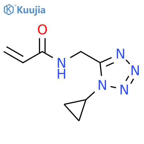 N-[(1-Cyclopropyl-1H-tetrazol-5-yl)methyl]-2-propenamide structure