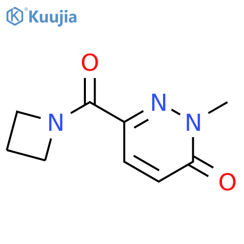 6-(azetidine-1-carbonyl)-2-methyl-2,3-dihydropyridazin-3-one structure