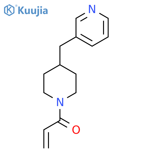 1-{4-[(Pyridin-3-yl)methyl]piperidin-1-yl}prop-2-en-1-one structure