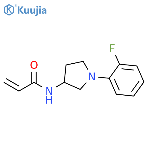 N-[1-(2-Fluorophenyl)-3-pyrrolidinyl]-2-propenamide structure