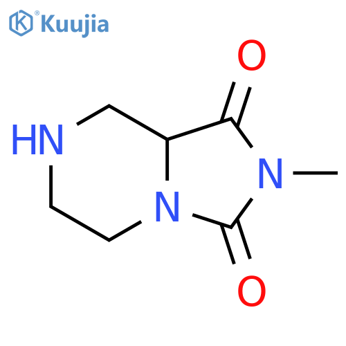 2-methyl-octahydroimidazolidino1,5-apiperazine-1,3-dione structure