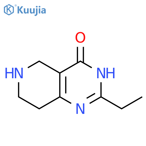 2-Ethyl-5,6,7,8-tetrahydro-3H-pyrido[4,3-d]pyrimidin-4-one structure