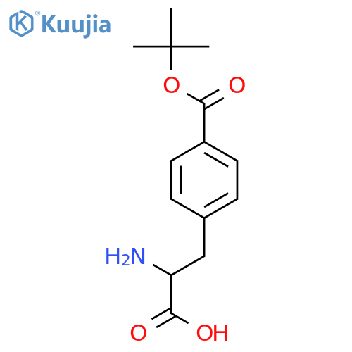 4-tert-Butyloxycarbonyl-L-phenylalanine structure
