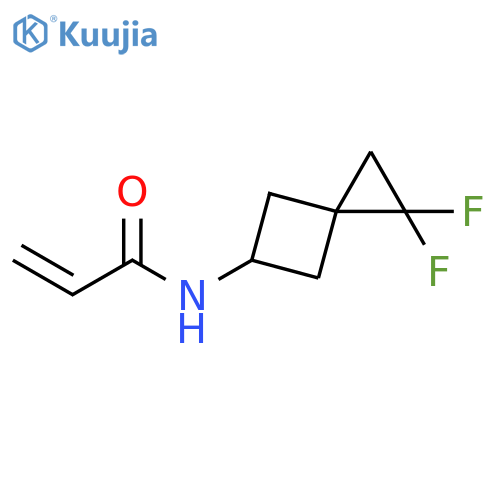 N-{1,1-difluorospiro2.3hexan-5-yl}prop-2-enamide structure