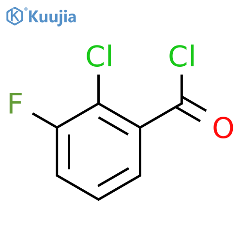 2-Chloro-3-fluorobenzoyl chloride structure