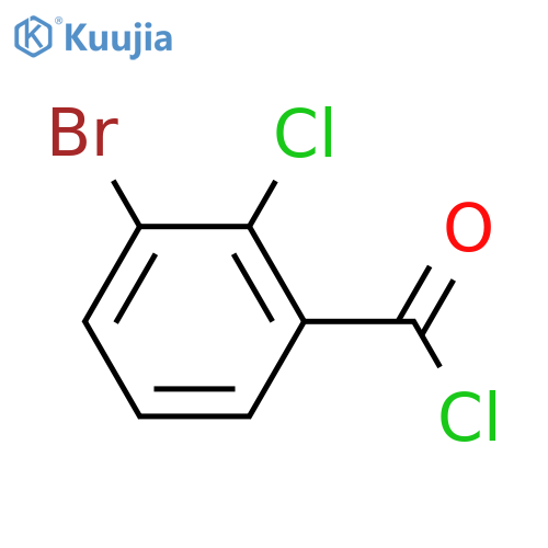 3-Bromo-2-chlorobenzoyl chloride structure
