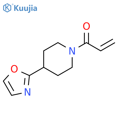 1-[4-(2-Oxazolyl)-1-piperidinyl]-2-propen-1-one structure