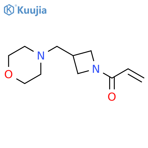 1-[3-(4-Morpholinylmethyl)-1-azetidinyl]-2-propen-1-one structure