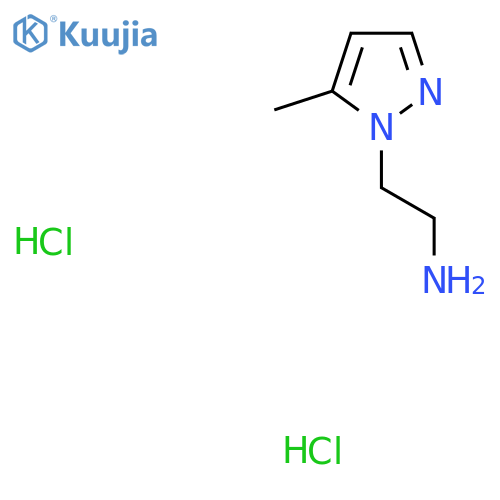 [2-(5-methyl-1H-pyrazol-1-yl)ethyl]amine dihydrochloride structure