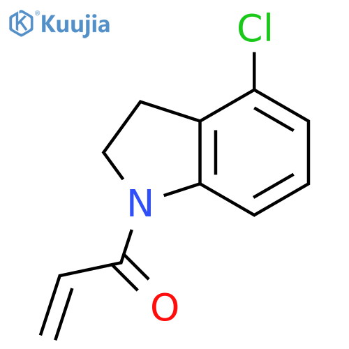 1-(4-Chloro-2,3-dihydro-1H-indol-1-yl)-2-propen-1-one structure