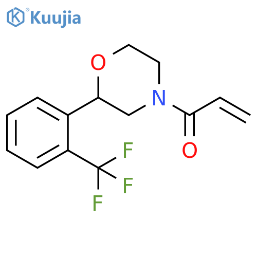 1-{2-2-(trifluoromethyl)phenylmorpholin-4-yl}prop-2-en-1-one structure