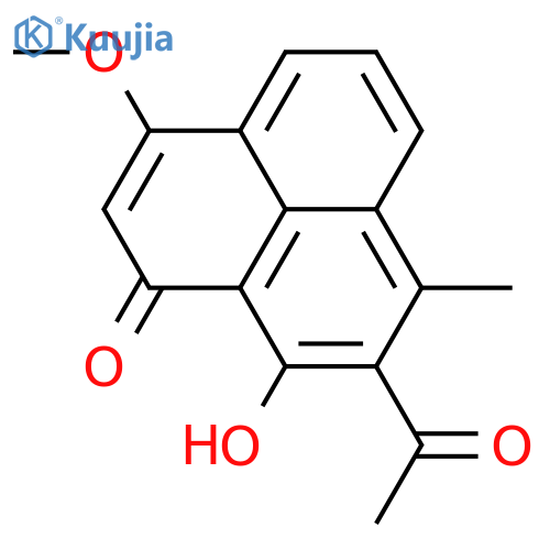 8-Acetyl-9-hydroxy-3-methoxy-7-methyl-1H-phenalen-1-one structure