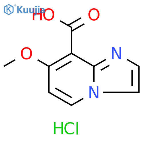 7-methoxyimidazo1,2-apyridine-8-carboxylic acid hydrochloride structure