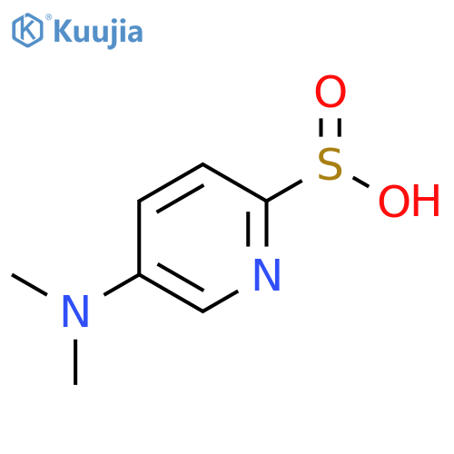 2-Pyridinesulfinic acid, 5-(dimethylamino)- structure