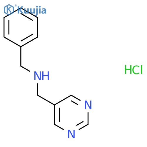 benzyl(pyrimidin-5-yl)methylamine hydrochloride structure