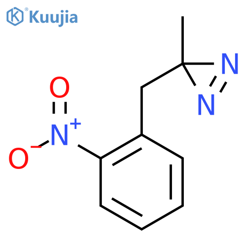 3-methyl-3-(2-nitrophenyl)methyl-3H-diazirine structure