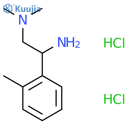 2-amino-2-(2-methylphenyl)ethyldimethylamine dihydrochloride structure