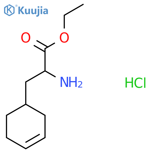 ethyl 2-amino-3-(cyclohex-3-en-1-yl)propanoate hydrochloride structure