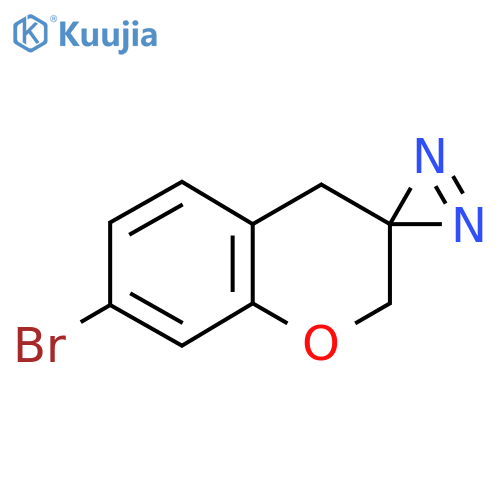 7-bromo-2,4-dihydrospiro1-benzopyran-3,2'-diazirine structure