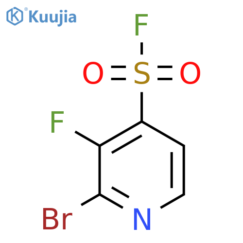 2-Bromo-3-fluoropyridine-4-sulfonyl fluoride structure