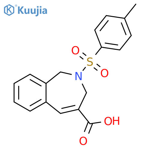 2-(4-methylbenzenesulfonyl)-2,3-dihydro-1H-2-benzazepine-4-carboxylic acid structure