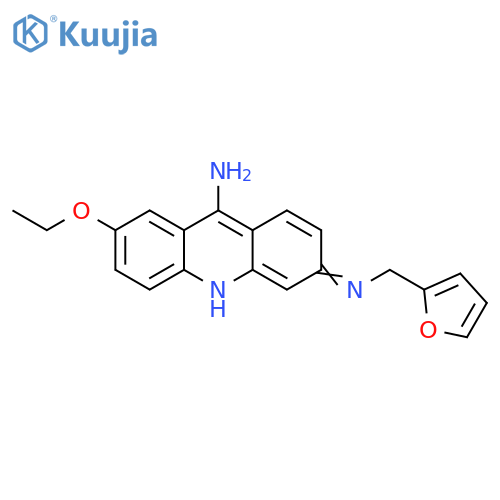 9-Acridinamine, 2-ethoxy-6-[(2-furanylmethyl)imino]-6,10-dihydro- structure