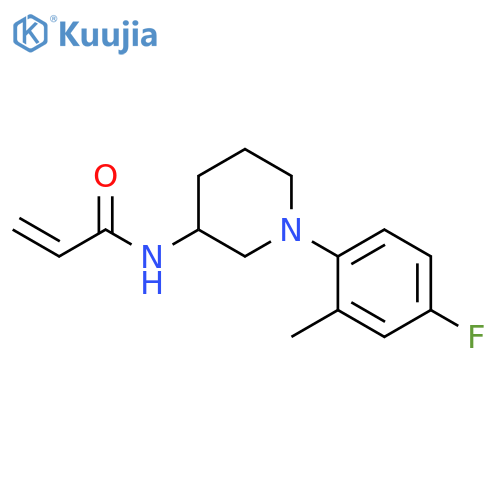 N-[1-(4-Fluoro-2-methylphenyl)-3-piperidinyl]-2-propenamide structure