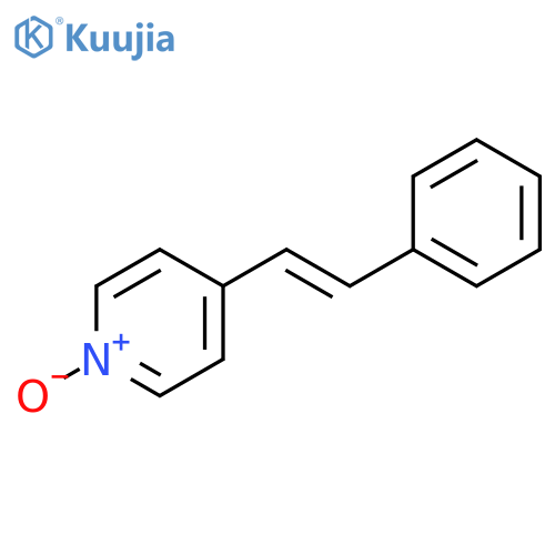 4-[(E)-2-Phenylethenyl]pyridin-1-ium-1-olate structure