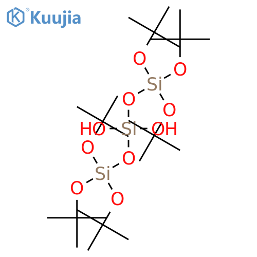 3,3-Trisiloxanediol, 1,1,1,5,5,5-hexakis(1,1-dimethylethoxy)- structure