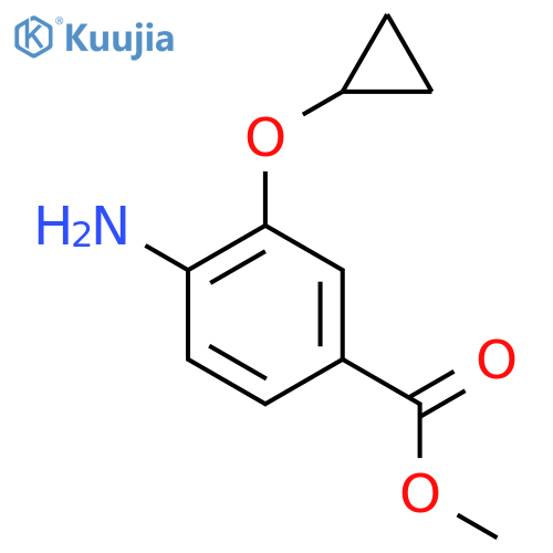 Methyl 4-amino-3-cyclopropoxybenzoate structure