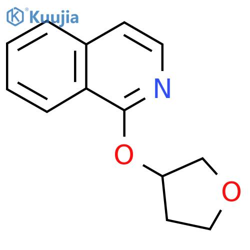 1-(Oxolan-3-yloxy)isoquinoline structure
