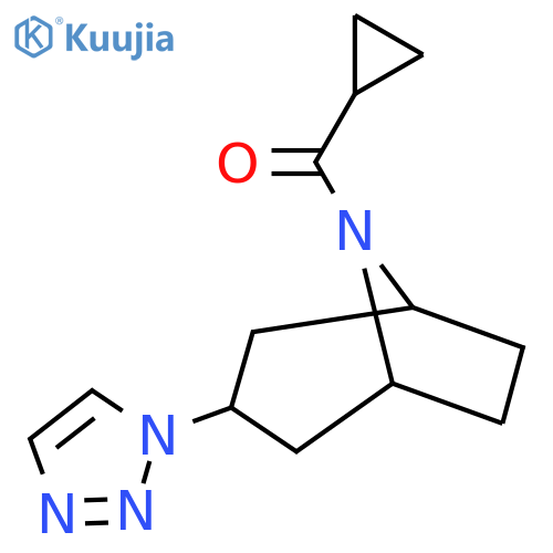 8-cyclopropanecarbonyl-3-(1H-1,2,3-triazol-1-yl)-8-azabicyclo[3.2.1]octane structure