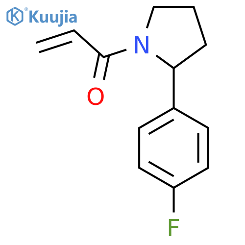 1-[2-(4-Fluorophenyl)pyrrolidin-1-yl]prop-2-en-1-one structure