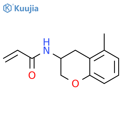 N-(3,4-Dihydro-5-methyl-2H-1-benzopyran-3-yl)-2-propenamide structure