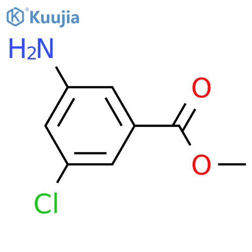 Methyl 3-amino-5-chlorobenzoate structure