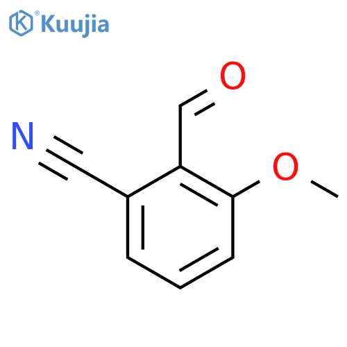 2-Formyl-3-methoxybenzonitrile structure