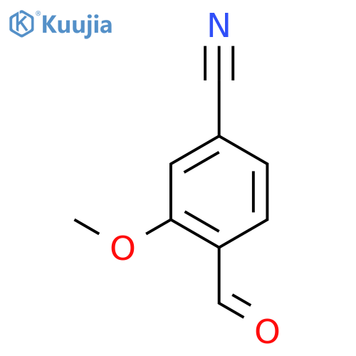 4-Formyl-3-methoxybenzonitrile structure