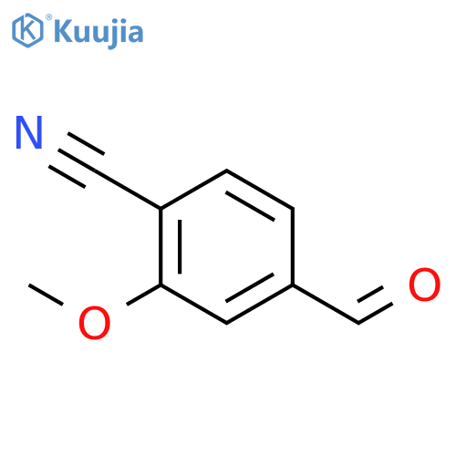 4-Formyl-2-methoxybenzonitrile structure
