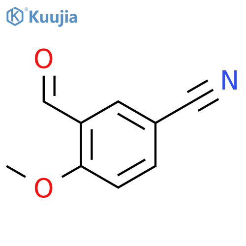 3-formyl-4-methoxybenzonitrile structure