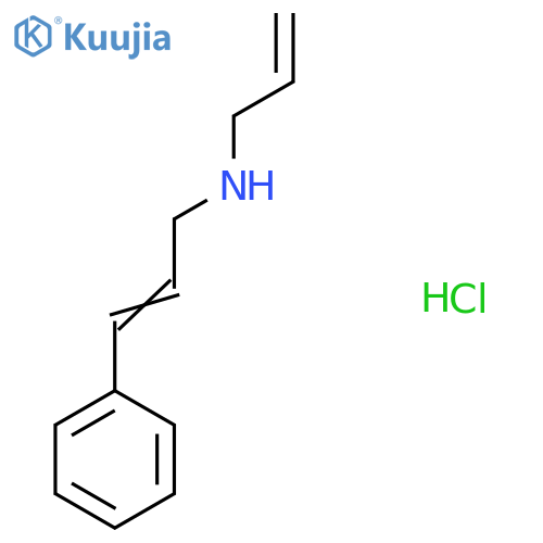 [(2E)-3-Phenylprop-2-en-1-yl](prop-2-en-1-yl)amine hydrochloride structure