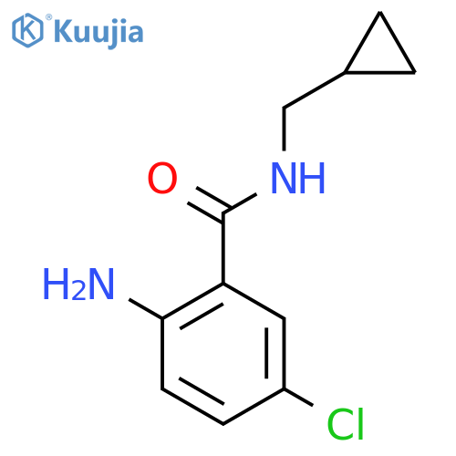 2-Amino-5-chloro-N-(cyclopropylmethyl)benzamide structure