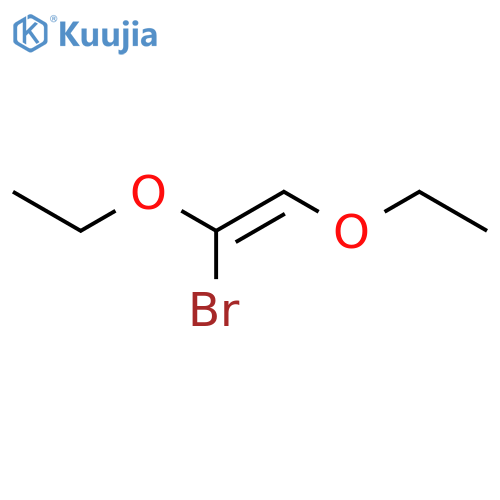 Ethene, 1-bromo-1,2-diethoxy- structure