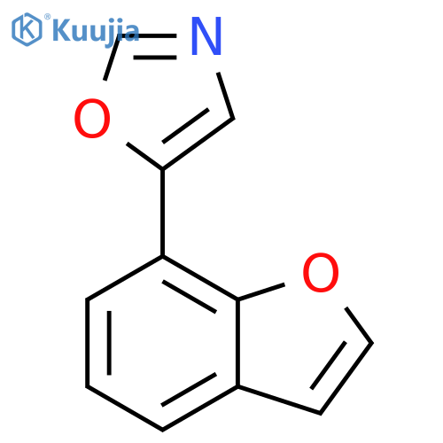 5-(1-Benzofuran-7-yl)-1,3-oxazole structure