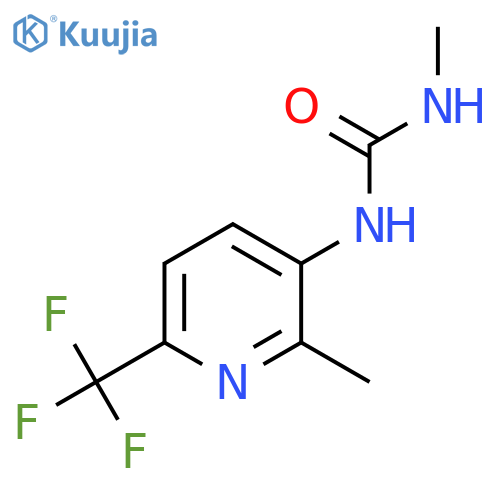 N-Methyl-N'-[2-methyl-6-(trifluoromethyl)pyridin-3-yl]urea structure