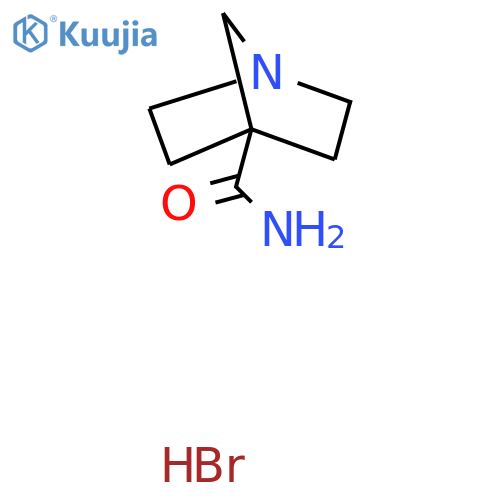 1-Azabicyclo[2.2.1]heptane-4-carboxamide hydrobromide structure
