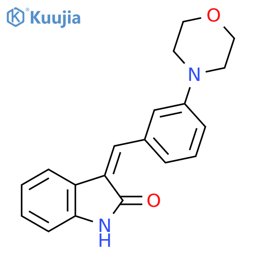 3-(3-Morpholin-4-ylbenzylidene)-1,3-dihydro-2H-indol-2-one structure