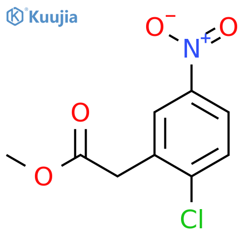 methyl 2-(2-chloro-5-nitrophenyl)acetate structure