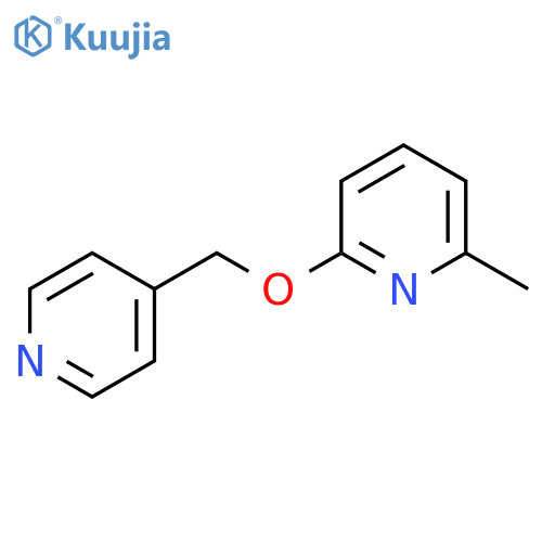 2-Methyl-6-[(pyridin-4-yl)methoxy]pyridine structure